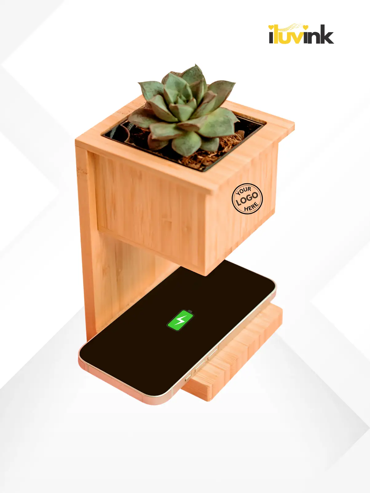 Alder Wireless Charger with Planter