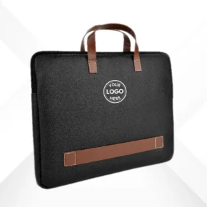 Slim Black Laptop Sleeve for Corporate Gifting