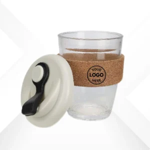 Borosilicate Coffee Mug with Cork Grip