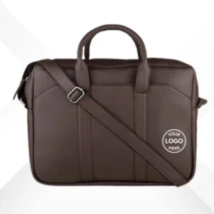 elegant brown laptop bag