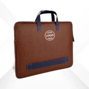 Classic Brown Laptop Sleeve for Corporate Gifts