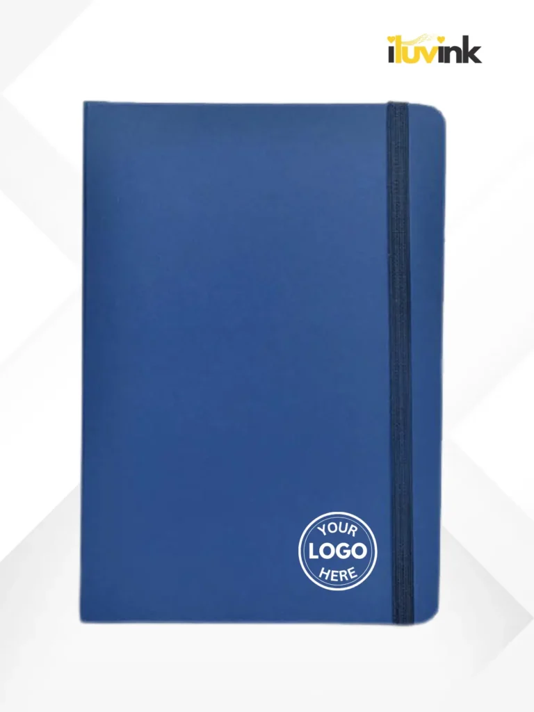 Elastic Blue Notebook