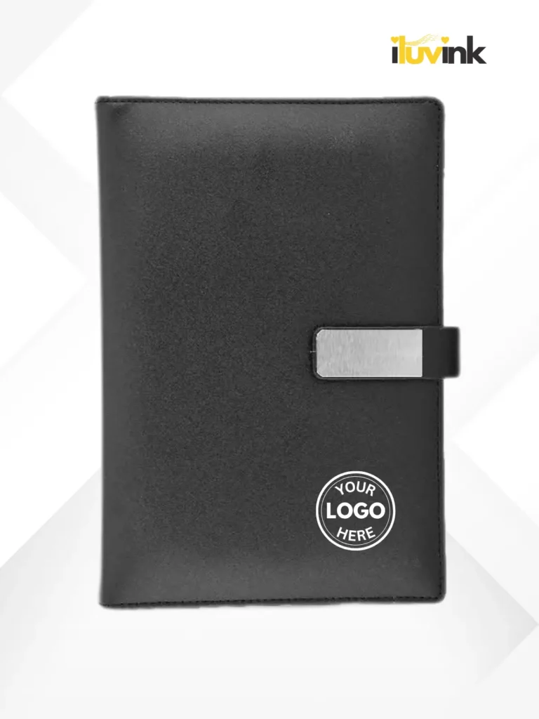 Black Soft PU Notebook