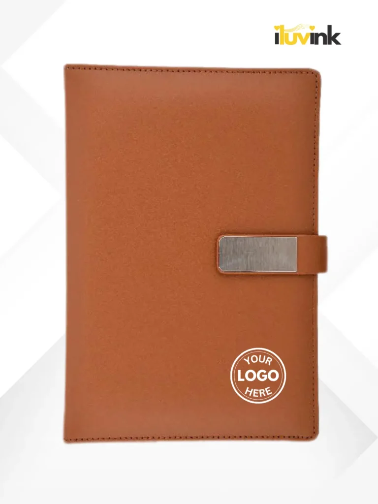 Tan Brown Soft PU Notebook