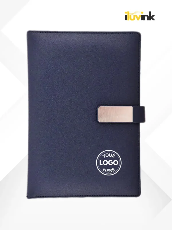 Blue Soft PU Notebook