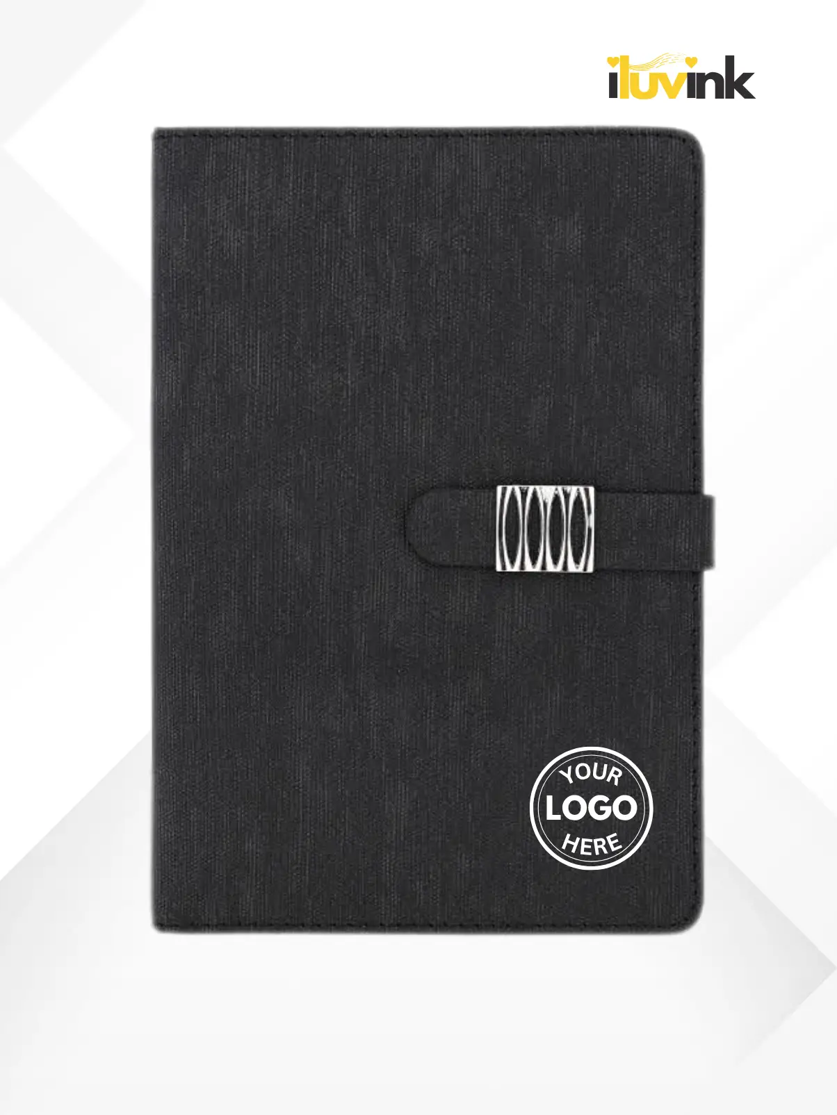 Triangle Flap Grey Notebook