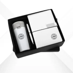 3-in-1 White Corporate Gift Set