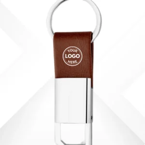 Brown Square Custom Hook Keychain