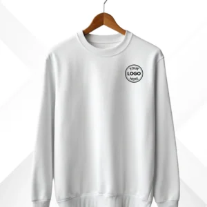 Customized White Sweatshirt