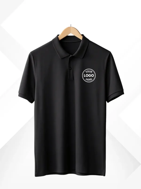 Customized Black Polo Tshirt