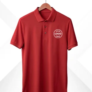 Customized Red Polo T-Shirt