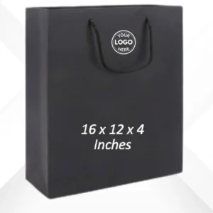 Stylish Black Paper Bags Large Size