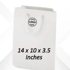 White Paper Bags Medium Size