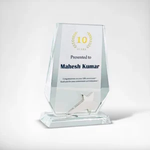 Crystal Glass Trophy WG 7358